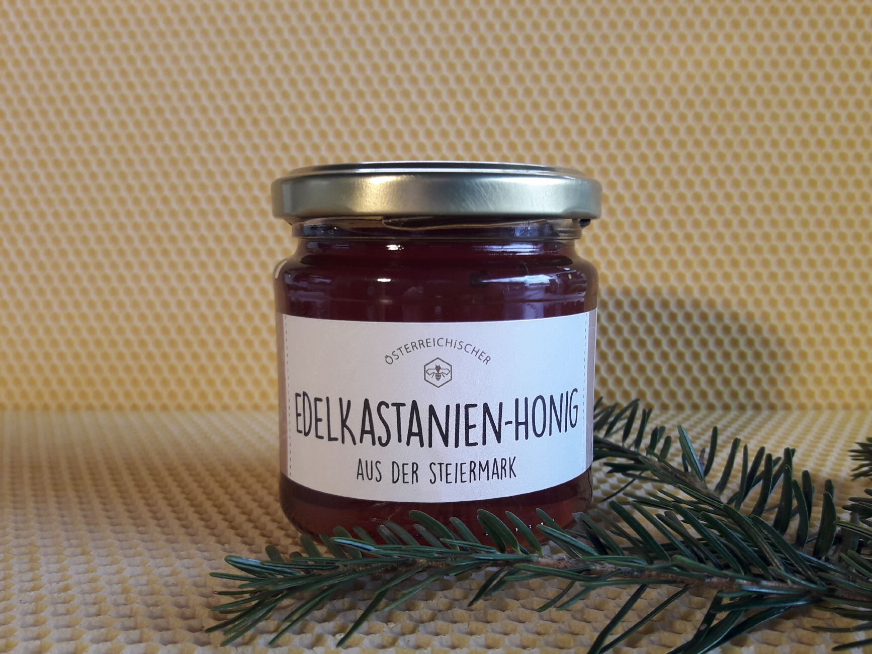Edelkastanien-Honig - 250g im Glas